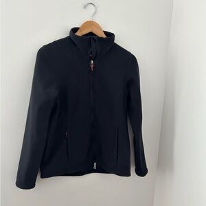 Warm fitted athletic jacket